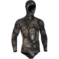C4 Camoskin Med 3 Mm Spearfishing Jacket Grijs L Man