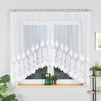 Markizeta Ludmiła Serie - Geknoopte Jacquard Gordijn - 300x160 cm - Kleur Wit