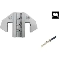 Toolcraft PLE-0C1 Krimp-onderdelen Platte stekkers Krimpbereik: 0.1 tot 1 mm² Geschikt voor merk: PZ-500