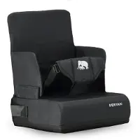 Deryan Travel Booster Stoelverhoger - Inclusief bevestigingsriem Black