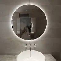Boss & Wessing Spiegel BWS Luse Rond met LED Verlichting Dimbaar en Spiegelverwarming 120 cm