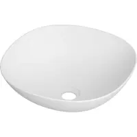 Ink Tekno Opzetwastafel 42x42cm Keramiek - Mat Wit - 8718835039417 - Rond, Vierkant - Wastafels, Opzetwastafels