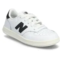 New Balance Kids Leren sneakers T500 Lace wit (30), Plat, Veters, Casual, kinderkleding PST500V1
