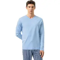 Mey Shirt 'Solid Night' lichtblauw