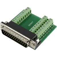 TRU COMPONENTS DSUB25M-27TB-3 1229325 D-sub stekker 90 ° Aantal polen: 25 Schroeven 1 stuk(s)