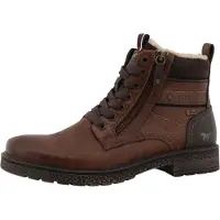Mustang Veterboots 'Midor' bruin / roestbruin / zwart