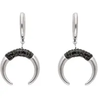 NAEMI Oorbellen zwart / zilver