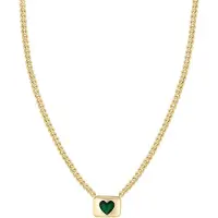 NAEMI Ketting goud / groen
