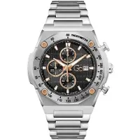 Gc Analoog horloge 'IdolSport' rose-goud / zwart / zilver