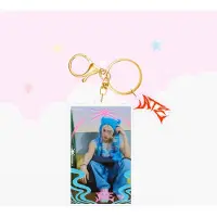 Stray Kids KPOP Idol Group Cute Cartoon ATE Plastic Keyring variant 1 [Sleutelhanger]