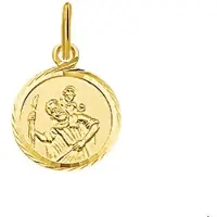 The Jewelry Collection Geelgouden Hanger scapulier gediamanteerd 4010340