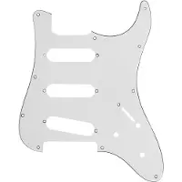 Fazley 10644 slagplaat voor 3/4 ST-stijl gitaar wit