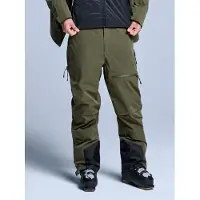 Poederbaas Skibroek Heren - Freeride 3L Hardshell - Olive Green - Maat XL
