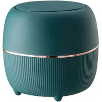 LONGZIMING -Desktop Prullenbak – Elegante Prachtige Groene Kleur voor Bureau en Werkplek, Compact en Ruimtebesparend