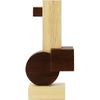 Normann Copenhagen Join sculptuur medium Ask-karboniserad ask