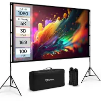 Lunaro Projectiescherm met Statief 100 inch – Projectiescherm – Beamer