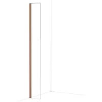 Maxaro Diamond Inloopdouche | 30 cm Glanzend koper Helder glas Vaste wand