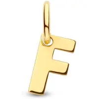 The Jewelry Collection Geelgouden Hanger letter F 4023457