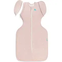 Love to Dream Babyslaapzak Swaddle Up - Inbakeren afbouwen - Baby 3-6 maanden - 6-8.5 kg - All Season - Powder Pink