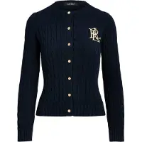 Ralph Lauren Gebreid vest marine