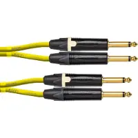 Cordial CEON DJ PLUG 3 Y 6.3 mm TS jack kabelset 3 m