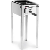 Hendi RVS Gas Barbecue | Incl. Pan + Rooster