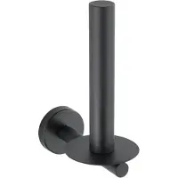 Wenko Reserverolhouder Bosio RVS zwart mat - Toiletrolhouder - Toiletpapier houder - WC Rolhouder