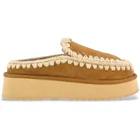 Mou Dames Klomp Eskimo leren klompen bruin (36), Leer, meer dan 10 cm, Geen, Casual MU.FW681004A