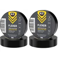 K2 2x Flexer Zwarte Isolatietape 15 mm x 10 m - Professioneel