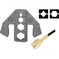 Toolcraft PLE-0E3 Krimp-onderdelen Geschikt voor kabeltype: RG58, RG59, RG62, RG174 Geschikt voor merk: PZ-500
