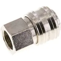 Tameson Vernikkeld Messing DN 7.2 (Euro) Luchtkoppeling Snelkoppeling G 3/8 inch Binnendraad FKM