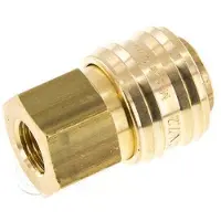 Tameson Messing DN 7.2 (Euro) Luchtkoppeling Snelkoppeling G 1/4 inch Binnendraad FKM