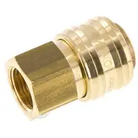 Tameson Messing DN 7.2 (Euro) Luchtkoppeling Snelkoppeling G 3/8 inch Binnendraad FKM