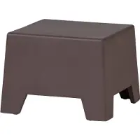 Woood Zina Bijzettafel Laag - Cement - Bruin - 36x50x50