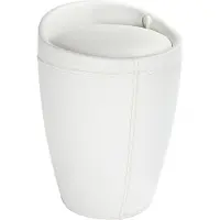Wenko badkamerkruk Candy 2 in 1 20 liter 50,5 cm ABS grijs