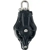 WICHARD Simple Swivel Shackle Becket Bearing Pulley Zilver 35 mm