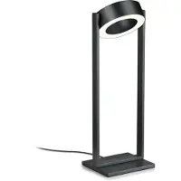 Knapstein Tafellamp Wega, dimbaar, zwart, Woon-/ Eetkamer, metaal, Modern, Tafellamp