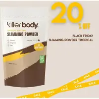 Killerbody Slimming Powder Tropical | Fat Burner & Pre-Workout | Met Creatine, Groene Thee & 300 mg Cafeïne