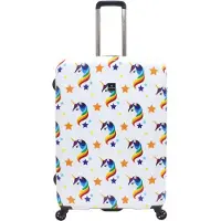 Elle Saxoline Harde Koffer / Trolley / Reiskoffer - 76 cm (Large) - Unicorn Print - Bedrukt / Large