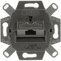 Busch-Jaeger UAE-Eins, Cat. 6A, geïsoleerd, 1x8, artikelnummer 0218/11-101, 1 stuk.