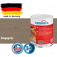 Remmers HK-Lazuur 3in1 Beigegrijs 0,75L – Premium Houtbeschermingsbeits voor Buiten – Oplosmiddelhoudend – UV- & Vochtwerend – Impregneer, Grondlaag & Beits in Eén