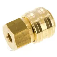 Tameson Messing DN 7.2 (Euro) Luchtkoppeling Snelkoppeling G 1/8 inch Binnendraad FKM