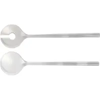 Westmark Salade-/serveerbestek, 2-delig, met luchtbelletjes, lengte: 27,5 cm, kunststof, Bubbles, kleur: doorzichtig, 20922270