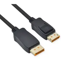 Roline DisplayPort-kabel, v2.1, 16K, DP M - M, zwart, 3 m