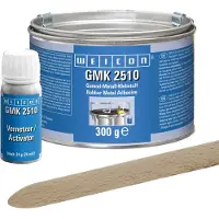 Weicon GMK 2510 – Contactlijm 324 g – Zwarte 2-componentenlijm