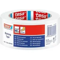 TESA Wit PVC Waarschuwingstape 50mm x 33m - Veiligheid Eerst