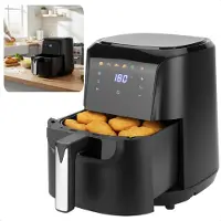 Cheqo Airfryer - Hetelucht Friteuse - 6 Liter - Snelle Bereiding - Air Fryer - Hetelucht Oven - Timerfunctie - Hete Lucht Friteuse