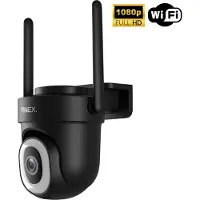 Finex Beveiligingscamera One – 1080P – Geen abonnement - Buiten Camera Met Nachtzicht – Buitencamera – Bewakingscamera voor Buiten – Beveiligingscamera Met WiFi en App – Black Edition