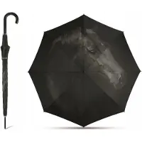Happy Rain Automatische Paraplu Lang - Paardenprint