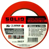 Solid Stevige wasshid schilderijtape samurai uv 38mm x 50m - Japanse rijstre